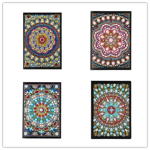 New year gift christmas Diamond Painting Notebook 5D Special Shaped Embroidery Cross Stitch A5 Diary Book | Дом и сад