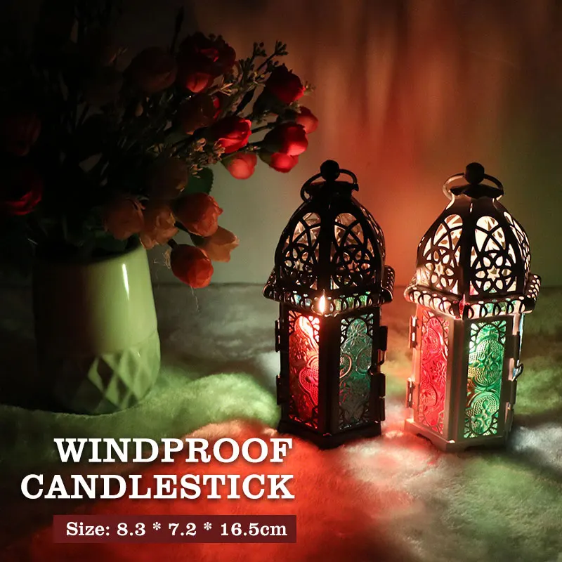 Candelabrum подсвечник подставка для свечей ветрозащитный орнамент свадьба творческие европейские предметы интерьера замок узор