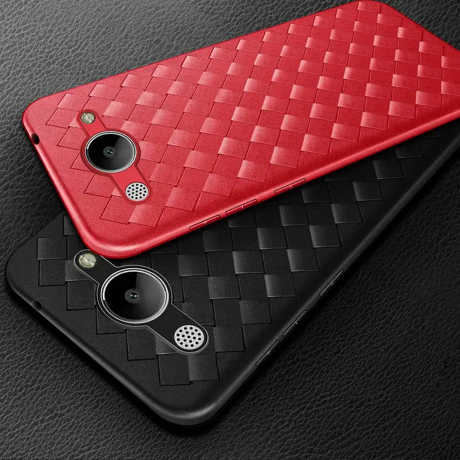Роскошный ткачества чехол для Huawei Y3 2017 мягкий силиконовый чехол-накладка Y5 Lite / Φ