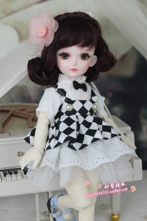 1/8 1/6 BJD Одежда Аксессуары Женская футболка+ юбка или комбинезон комплект для BJD/SD yosd, не включает в себя куклы, обувь, парик и другие E2515