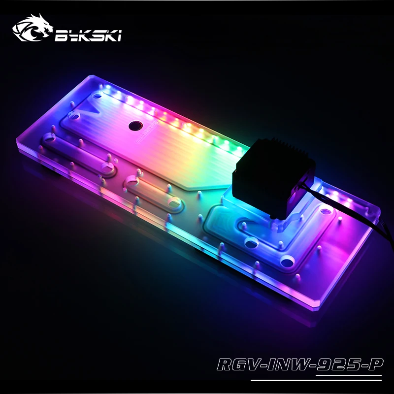 Bykski RGV-INW-925-P водные доски для In Win 925 чехол RBW 5V RGB 12V освещение для Intel cpu водного блока и одного GPU здания