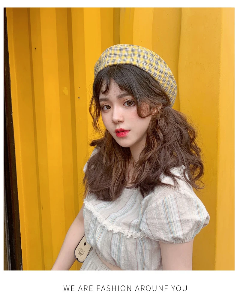 Redwood Beret Female Summer Thin British Retro Painter Octagonal Hat Korean Chaos ins Autumn and Winter Solar System