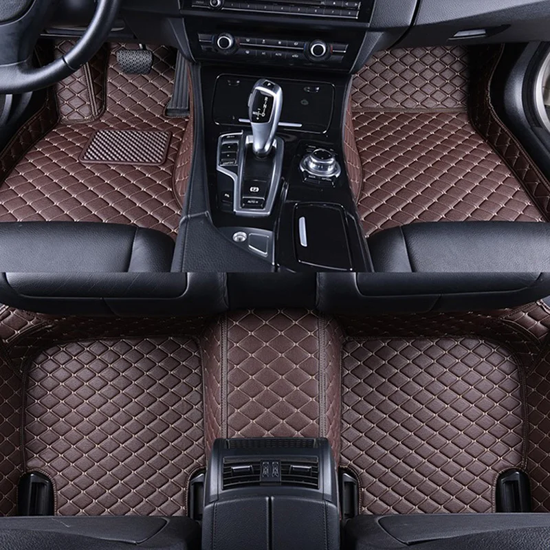 Автомобильные кожаные водонепроницаемые коврики, коврики, LHD автомобильные коврики для Toyota Fortuner SW4