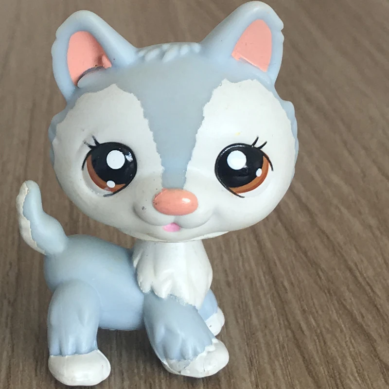 Лпс стоячки кошки игрушки Lps кошка редкие животные pet shop игрушки подставки Собака Такса колли кокер спаниель great dane Хаски старый Рисунок Коллекция