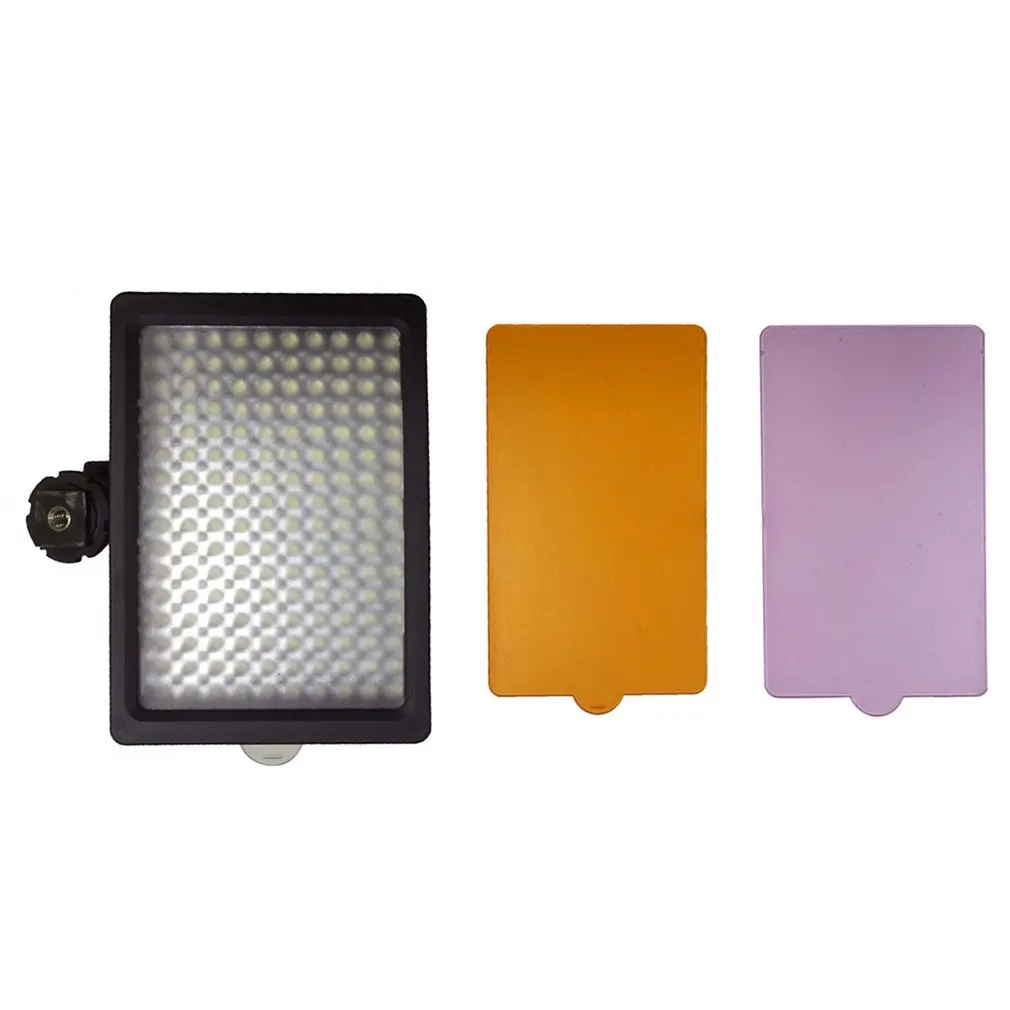 

1set Camera HD 160 LED Video Light Lamp 12W 1280LM 5600K/3200K Dimmable for Canon for Nikon for Pentax Camera Video Camcorder