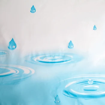 

Curtain for the bathroom 180 × 180 cm "Drops", EVA