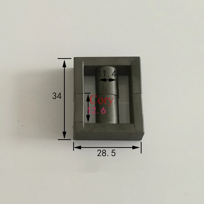 3 шт. образец ER2834 EC2834 мощность ферритовый сердечник ER28/34 EC28/34 с лежа 6+ 6pin вертикальный бобин высокочастотный трансформатор - Цвет: magnetic core