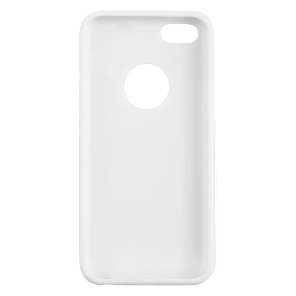 PC Рамка Белый Матовый ТПУ задний защитный чехол Обложка кожа для iphone 5C
