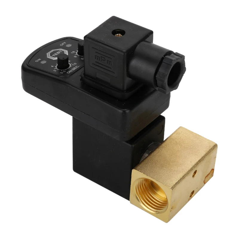 1/2 &quotAC220V 1.6Mpa электронный сливной клапан Временный Воздушный компрессор бензобак