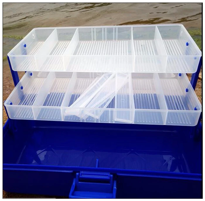 Finefish большая рыболовная коробка, крепкая пластиковая многофункциональная коробка для рыболовных снастей, чехол для рыболовных инструментов