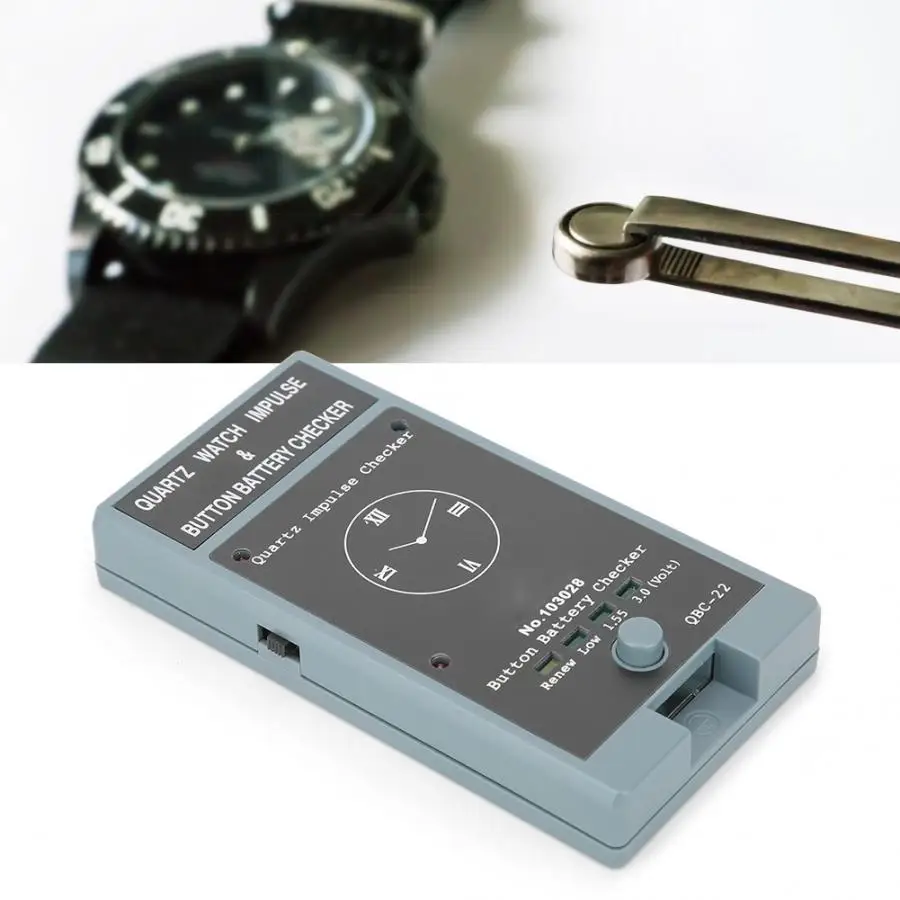 Portable Button Battery Meter Cell Voltage Current Tester Watch Repairing Tool Accessories Professional l | Наручные часы
