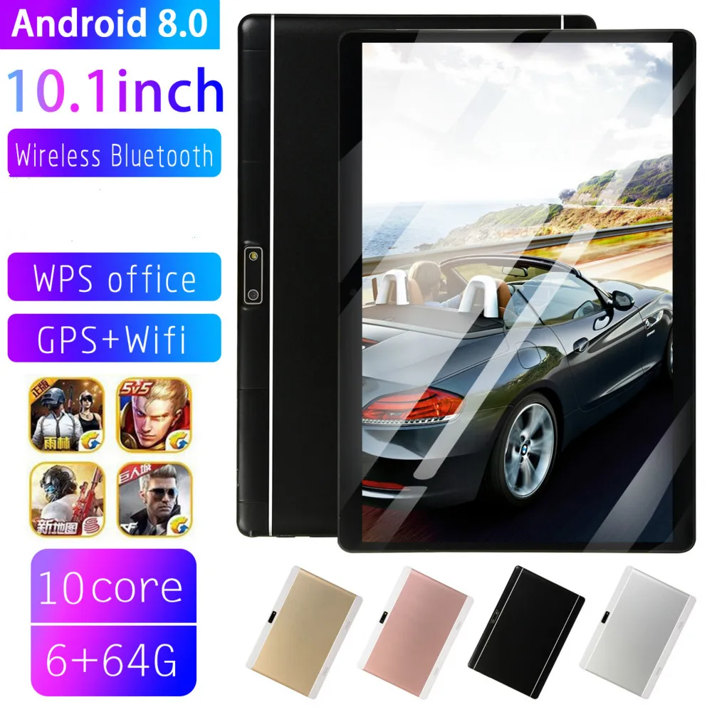 Экран мобильного телефона или планшета фаблет 10,1 экрана планшета mutlti сенсорный экран Android 9,0 Octa Core оперативная память 6 ГБ Встроенная память