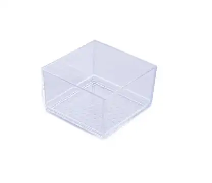 Transparent small Organizer drawer Box Trays Home Office Storage Kitchen Bathroom Closet Desk Box Drawer Organization Tray Cutlery Stationery - Цвет: Transparent small