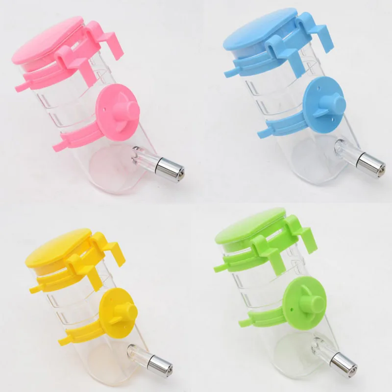 350ml Hangable Pet Dog Water Bottle Cat Water Feeders Supplies Plastic Drinking Dog Bowl Bottle Water Dispenser Products