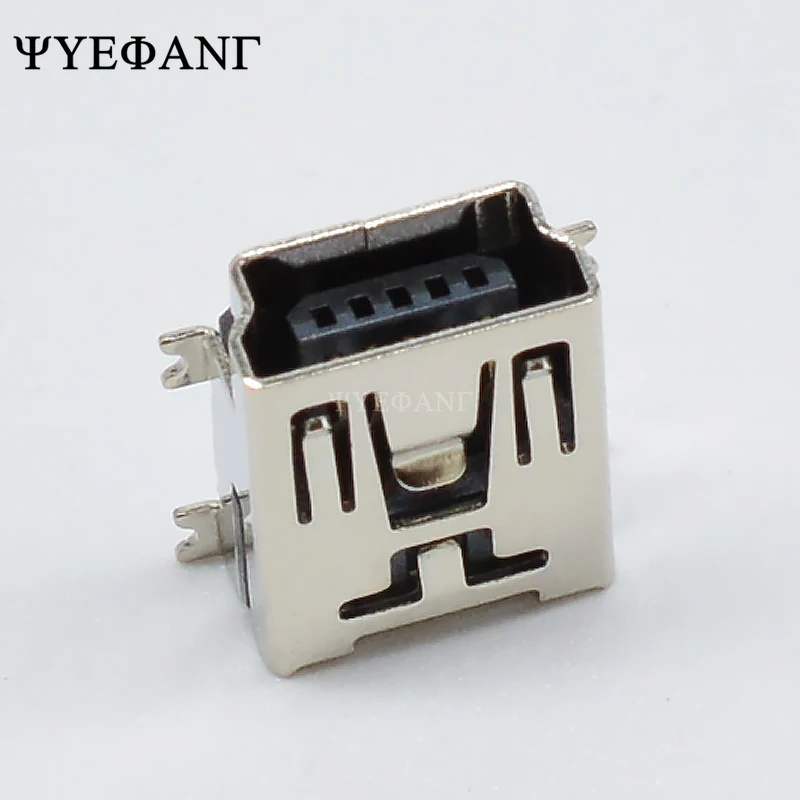 10 шт./лот Мини USB 5 контактный гнездовой разъем 4 фута для задней