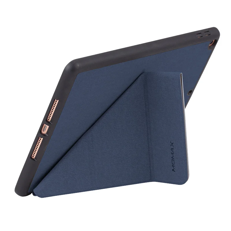 iPad 2019 10.2 blue MOMAX ipad 10,2 дюймов защитный чехол ios планшет все включено анти-капля с ручкой слот для планшета подставка протектор - Цвет: iPad 2019 10.2 blue