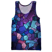 Геометрические головокружения 3D напечатаны унисекс майка для мужчин Модная крутая летняя майка Топ для работы мужские женские Топы Холтер майка