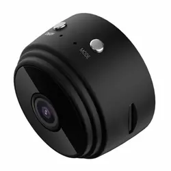 Mini caméra haute définition 1080p, dispositif de sécurité sans fil, avec Wifi, télécommande, Vision nocturne, détection Mobile 
