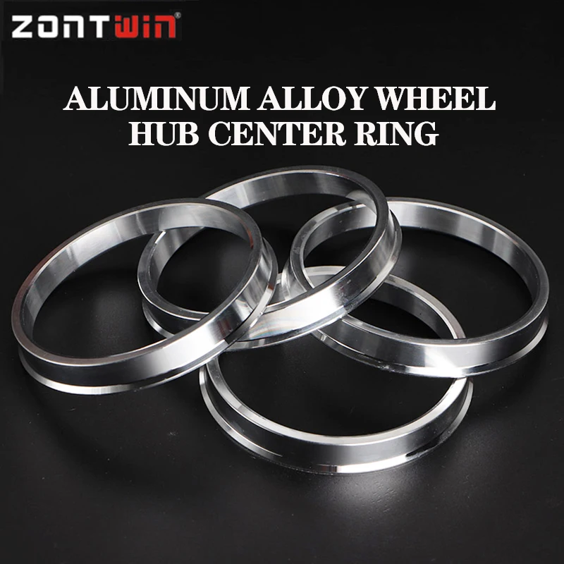 

4pcs Car Aluminium Alloy Wheel Hub Centric Rings center Bore 73.1-57.1 66.6-57.1 73.1-60.1 73.1-67.1 67.1-60.1 73.1-56.1 73.1-54