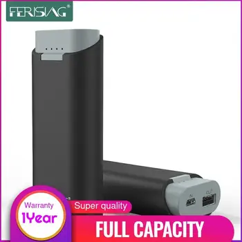 

FERISING 5200mah Mini Power Bank External 18650 Lithium Pack Battery Portable Pover bank Powerbank Fast Charger for Moblie Phone
