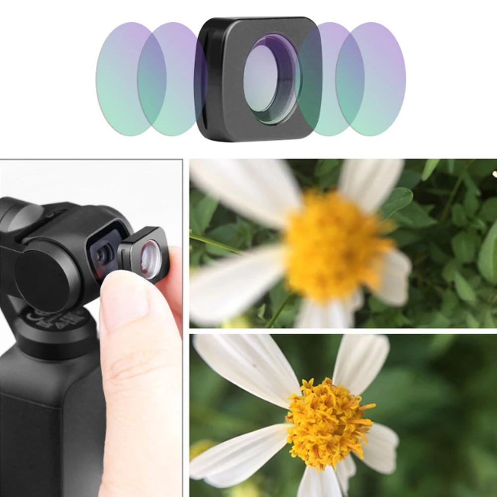 Microspur Профессиональный микро объектив практичный HD Внешняя камера наружная фотография цветок Gimbal аксессуары для DJI OSMO карман