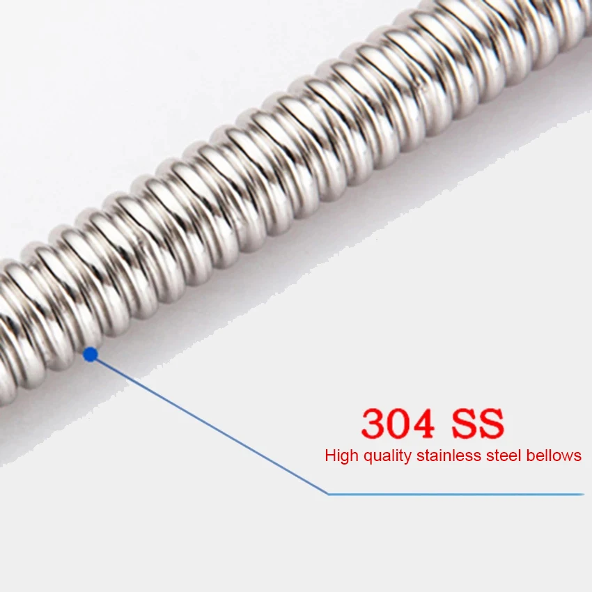 LEDFRE F1 &quot* F 1&quot Нержавеющая сталь гофрированный шланг подачи воды нагреватель