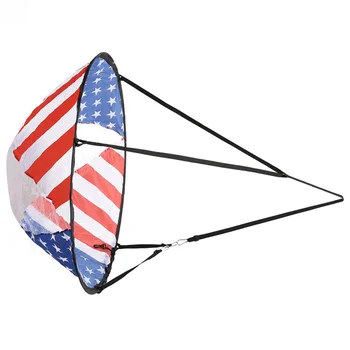 

42'/108cm Sail Foldable Kayak Boat Wind Sail Sup Paddle Board Sailing Canoe Stroke Paddle Rowing Boats Wind Clear Windowun2