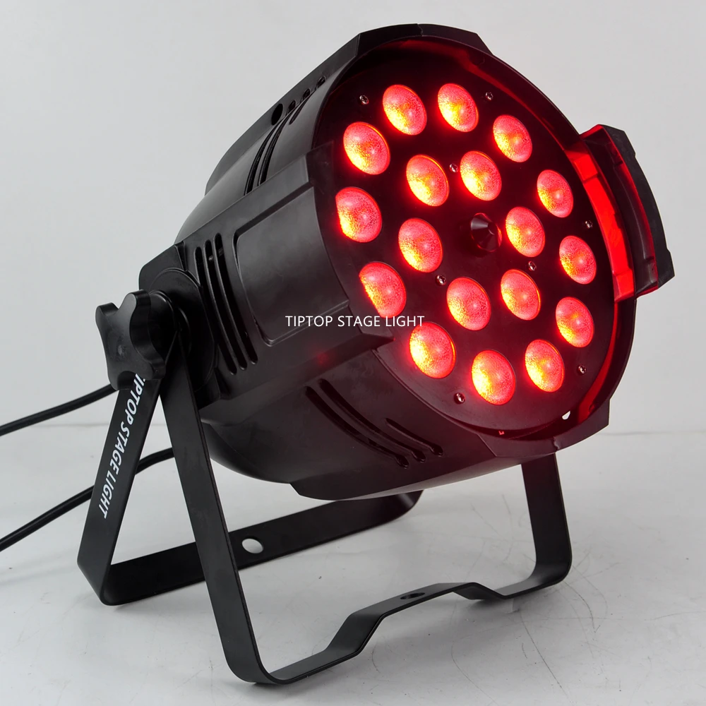 TIPTOP TP P80B 18x18 Вт RGBWA UV 6в1 беспроводной светодиодный Zoom Par Светильник бесшумный Movement