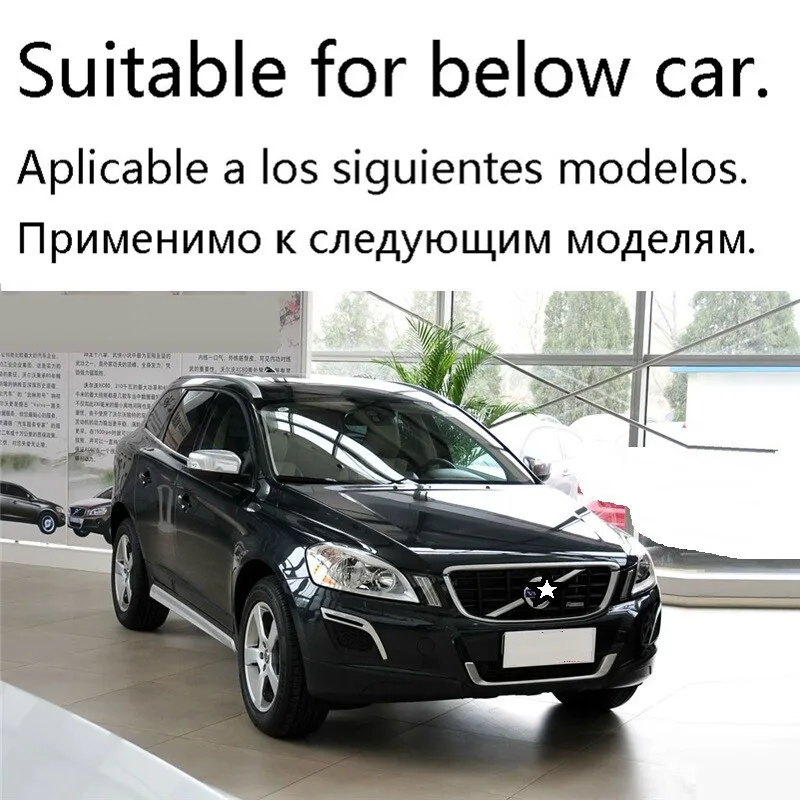 Декоративные автомобильные модифицированные задние панели, педаль для ног, внешний аксессуар, наклейка, полосы, запчасти для автомобиля, Стайлинг 09 10 11 12 13 для Volvo XC60