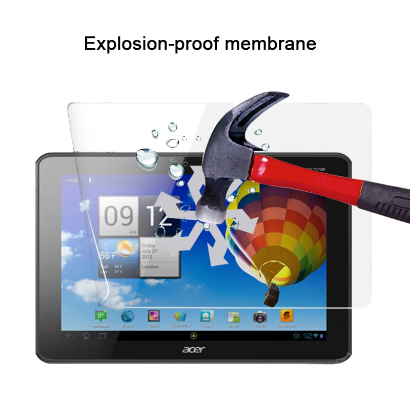 Взрывозащищенная эластичная нанопленка для acer Iconia Tab A510 A510 10," с чистящей тканью, пленка для защиты экрана