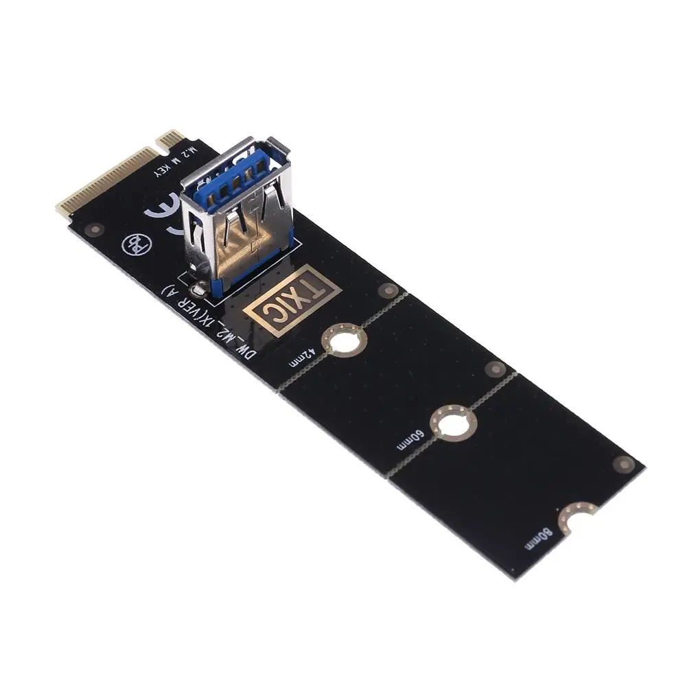 NGFF M.2 to USB3.0 Converter Adapter Graphic card Extender Card M.2 NGFF to PCI-E X16 Slot Transfer Card Mining m2 Riser Card