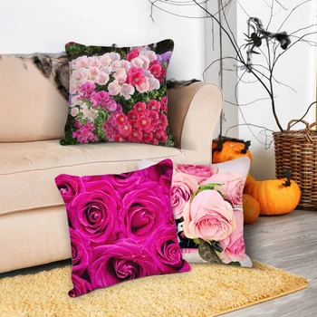 

Fuwatacchi Wild Flower Printing Cushion Cover Pillow Case Home Decorative Cushion Covers Sofa Pillows Car Chair Home Decor Case