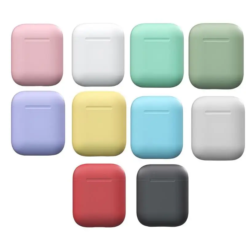 0,6 мм силиконовый чехол, защитный чехол для наушников, коробка для Apple Airpods, поддержка дропшиппинг