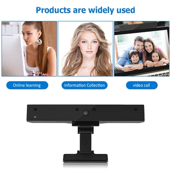 

USB Computer Camera Built-In Microphone Full HD 1080P Webcam Flexible Rotatable For Laptops Desktop Webcam Camera