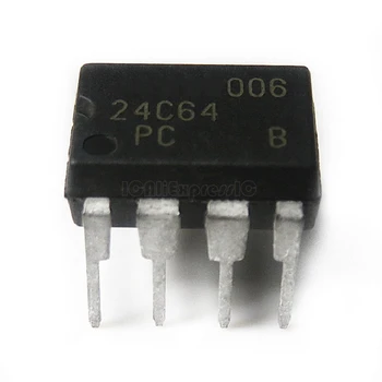 

10pcs/lot AT24C64N 24C64 24C64AN AT24C64 DIP-8 EEPROM memory IC In Stock