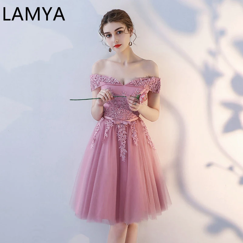 Сексуальное элегантное кружевное платье LAMYA для выпускного вечера Новое