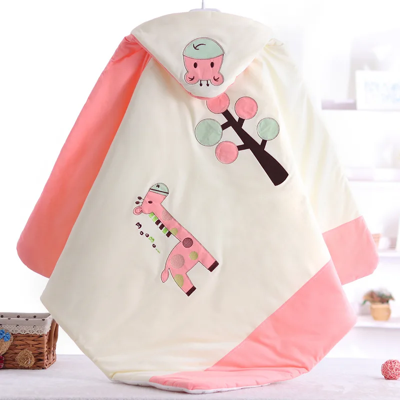 Высококачественное одеяло для новорожденных Bebe утепленные, фланелевые пеленальные пеленки конверт коляска мультфильм одеяло постельное белье для новорожденных малышей одеяло s