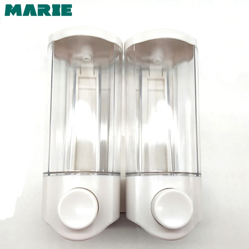 400ml Liquid Soap Dispenser Wall Shampoo Dispensers Hand For Sink Bathroom Washroom Hotel Shower Bath