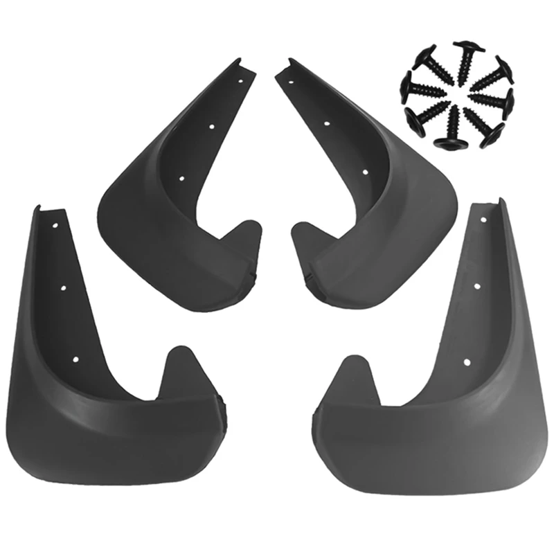 4Pcs/set Universal Car Mud Flaps Splash Guards for Front or Rear Auto