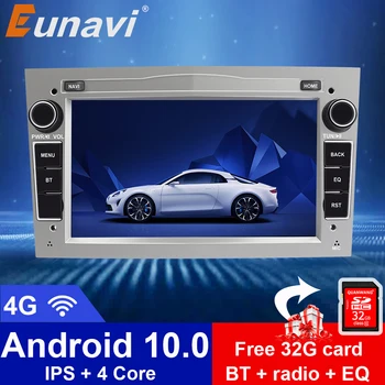 

Eunavi Android 10 2 DIN CAR GPS for opel Vauxhall Astra H G J Vectra Antara Zafira Corsa Vivaro Meriva Veda DVD Radio 4G WIFI BT