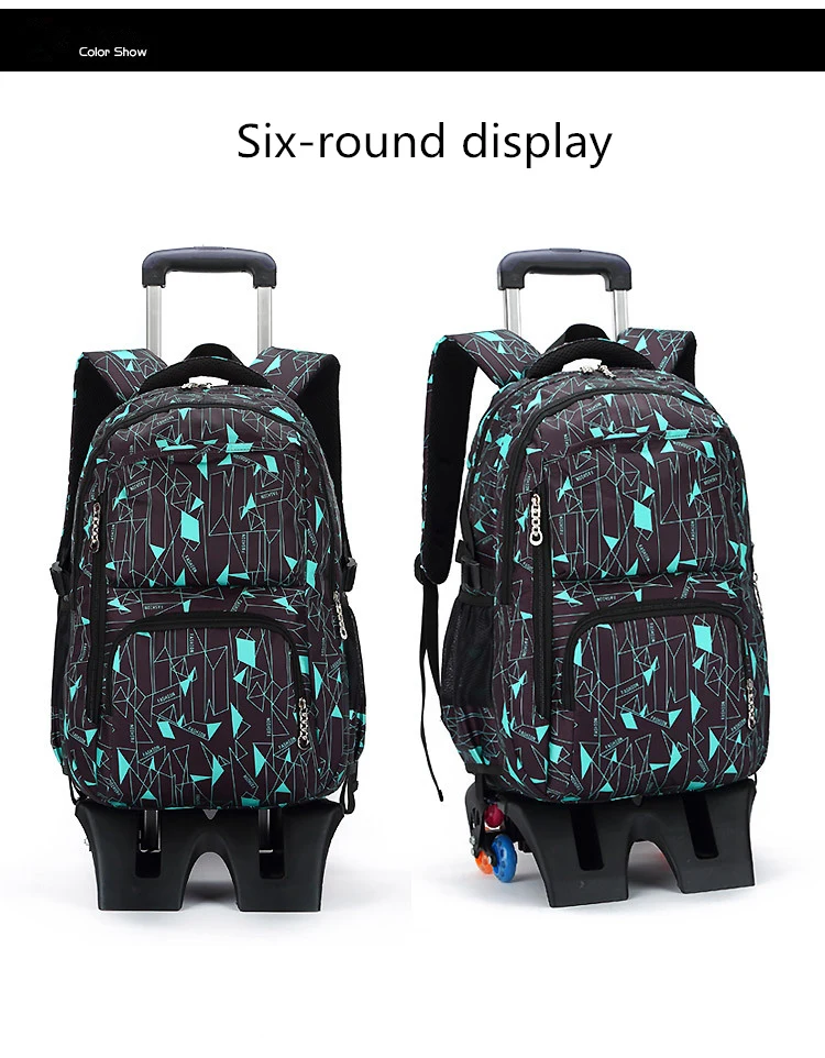 Новые водонепроницаемые школьные сумки для девочек и мальчиков Mochila Escolar Plecak Szkolny рюкзак на колесиках детский школьный ранец