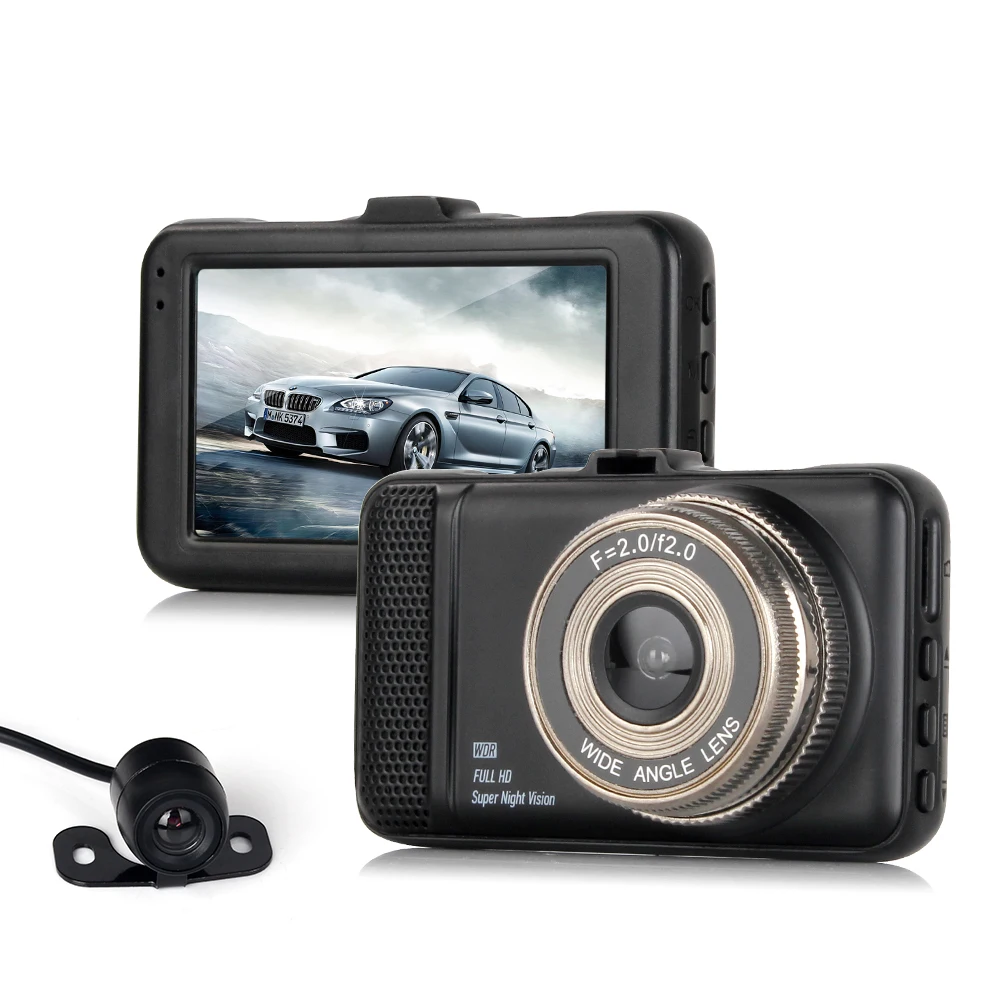 

170° Wide-angle HD Driving Recorder Night Vision Car Sports DV Surveillance Security Camera Recording Function Support TF Card
