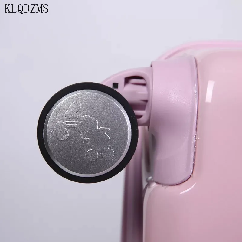 KLQDZMS 20 дюймов мультфильм милый ABS+ PC Сумки на колёсиках Spinner детей интернат тележка дорожная сумка студента