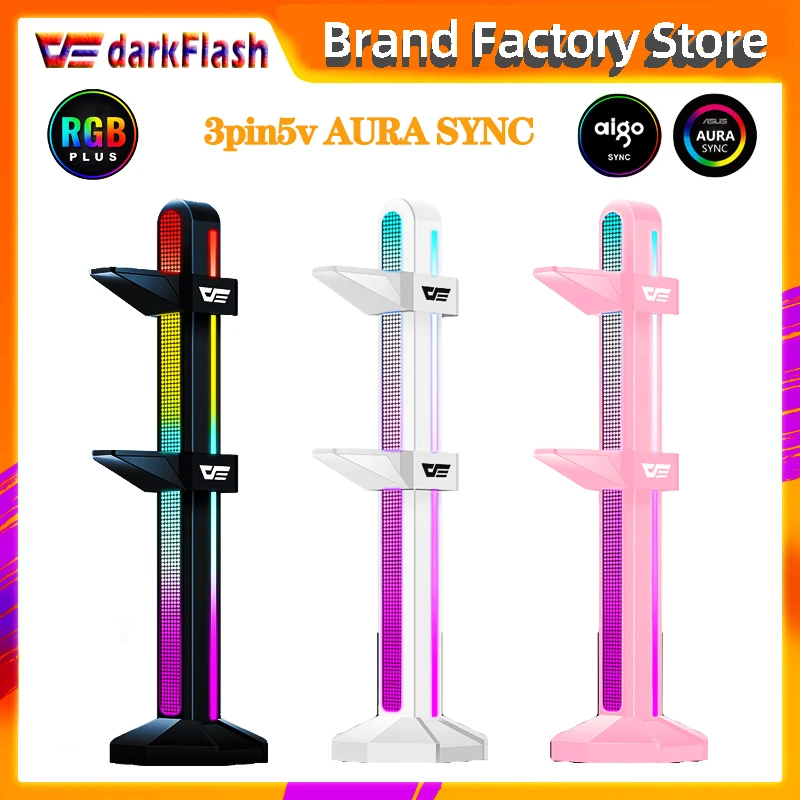 

Aigo Graphics Card Holder Jack vga Bracket Desktop PC Computer Case 5V 3Pin ARGB Video Card GPU Water Cooling Kit Support Stand