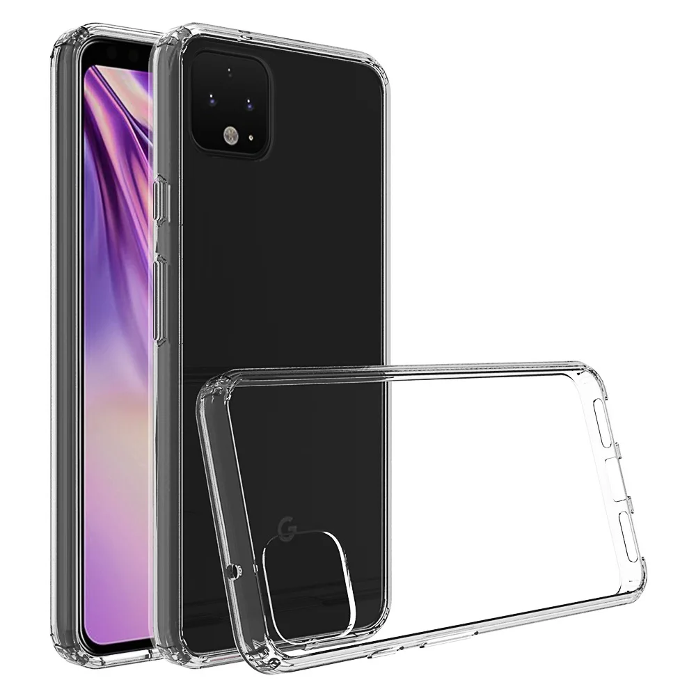 Для Google Pixel 4 XL чехол Кристальный Гибридный Бампер Прозрачная Жесткая акриловая задняя крышка для Google Pixel 4 чехол для телефона s Pixel4 Pixel 4XL