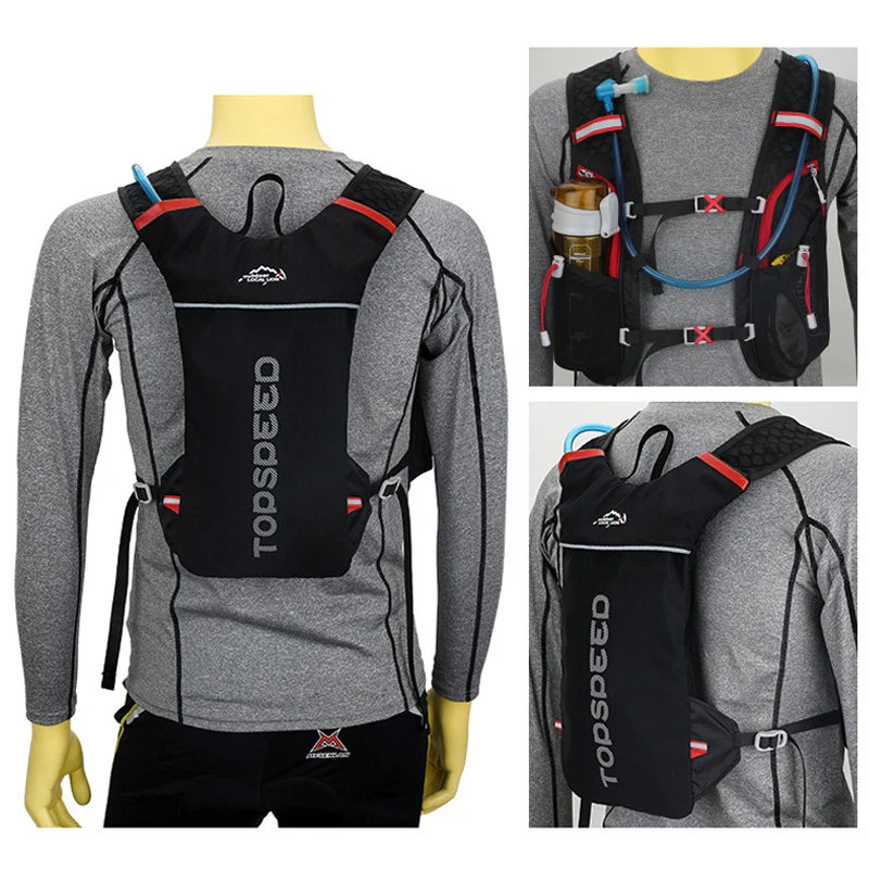 

LOCAL LION 5L Waterproof Running Hydration Backpack, Women Men Jogging Sport Backpack ,Trail Running Marathon Bag, No Water Bag