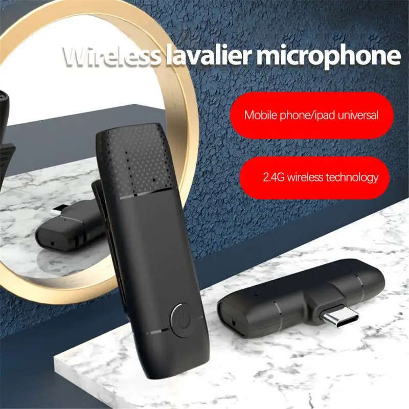 M10 Wireless Lavalier Microphone Portable Audio Video Recording Mini Collar Clip Mic For Facebook Youtube Live Broadcast Gaming |