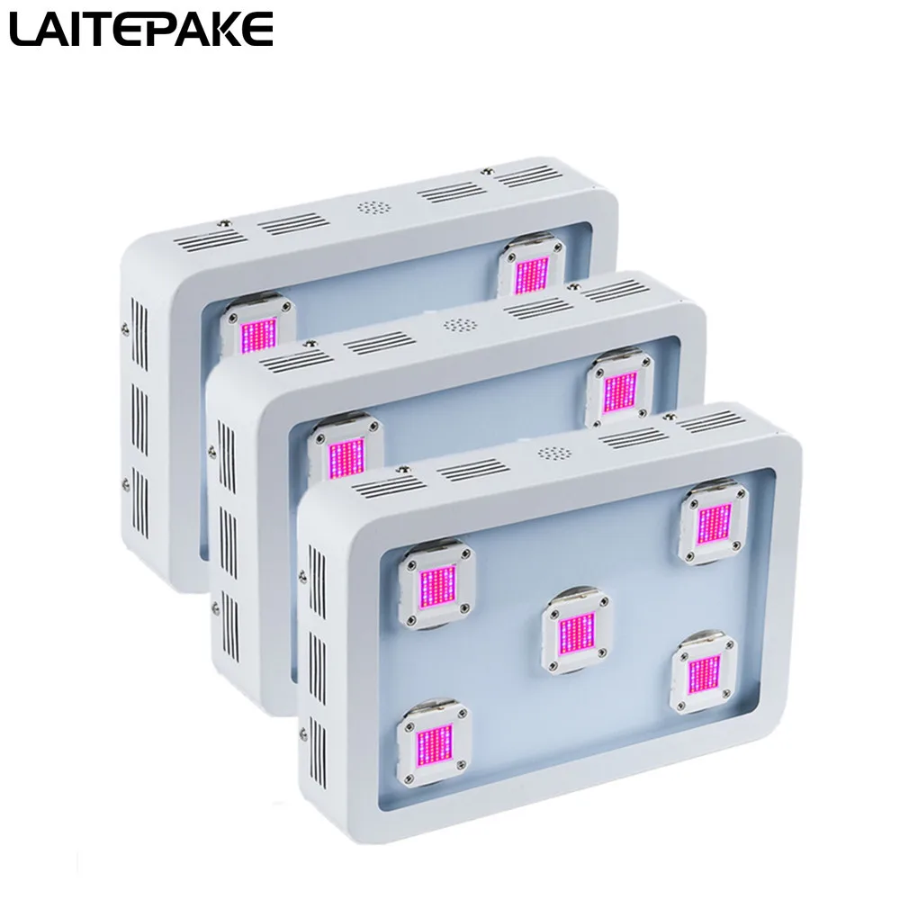 

LAITEPAKE 3pcs 1500W COB LED Grow Light Kit Full Spectrum 410-730nm For Indoor Plant Growing and Flowering with Very High Yield