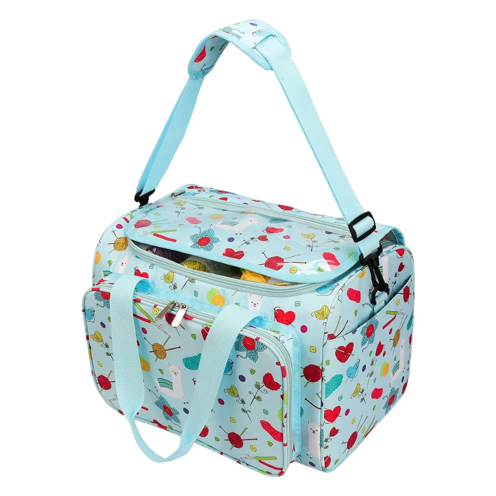Neue Ankunft Druck Tasche Stricken Lagerung Tasche Stricken Nadel Tasche Lagerung Tasche Stricken Taschen Für Garn Set DIY Haushalt Veranstalter – Detail 5