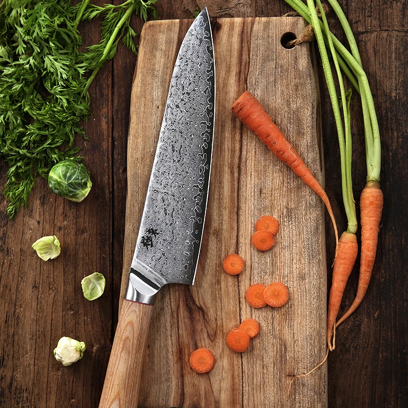 67-слоя стальной VG10 из дамасской стали кухонный нож шеф-повара ножи гьюто Santoku тесак нож для очистки овощей стейк нарезки Универсальный нож обвалочный лосося